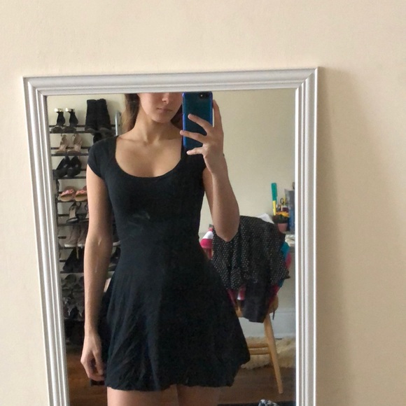 brandy black dress